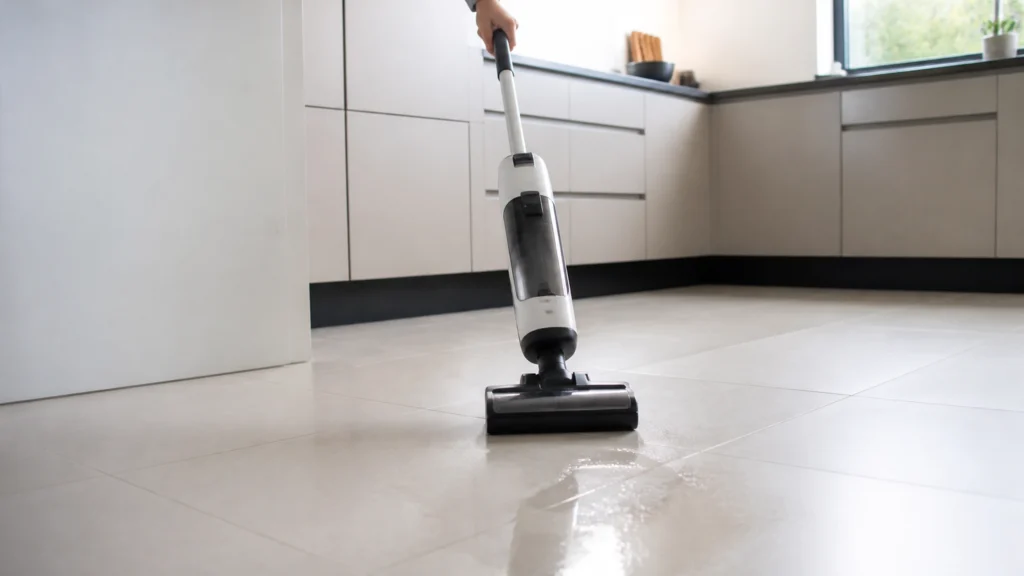 Illustration éditoriale pour l’article « Clean and steam avis : l'appareil 2-en-1 est-il efficace »